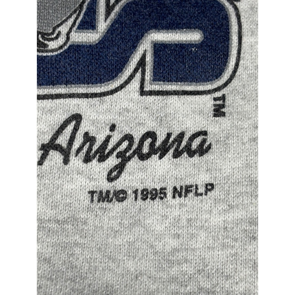 Vintage 1996 Super Bowl XXX Tultex Sweatshirt Mens XL Steelers vs Cowboys Gray - Picture 4 of 12